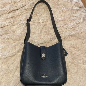 Coach Hadley Black Leather Bag